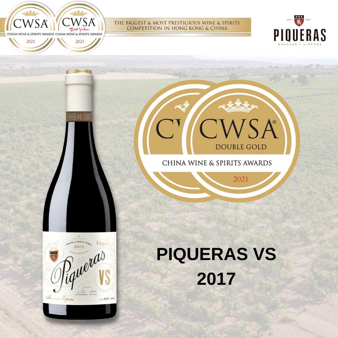Rượu vang Organic Piqueras VS Monastrell & Garnacha Tintorera kèm túi hộp,đồ khui