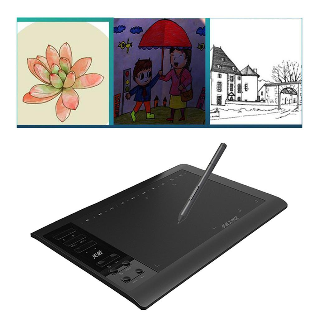 10" Digital Writing Drawing Tablet Handwriting Pad Electronic Graphic Board