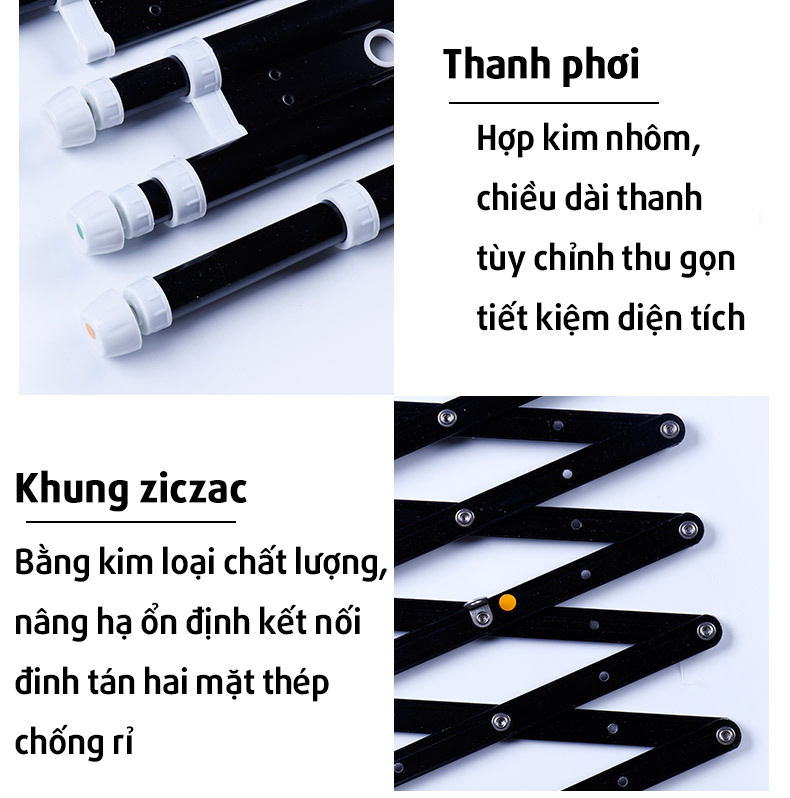 Sào Phơi Đồ Tự Động, Giá Treo Quần Áo Có Quạt Sấy Khô Đèn LED Khử Trùng Tia Cực Tím Remote Gắn Trần Legaxi