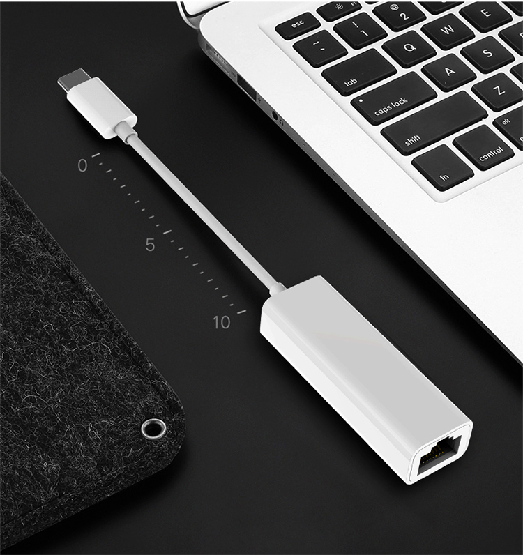 Bộ Chuyển Đổi Đầu USB Type C ra dây mạng RJ45 - Màu Ngẫu Nhiên