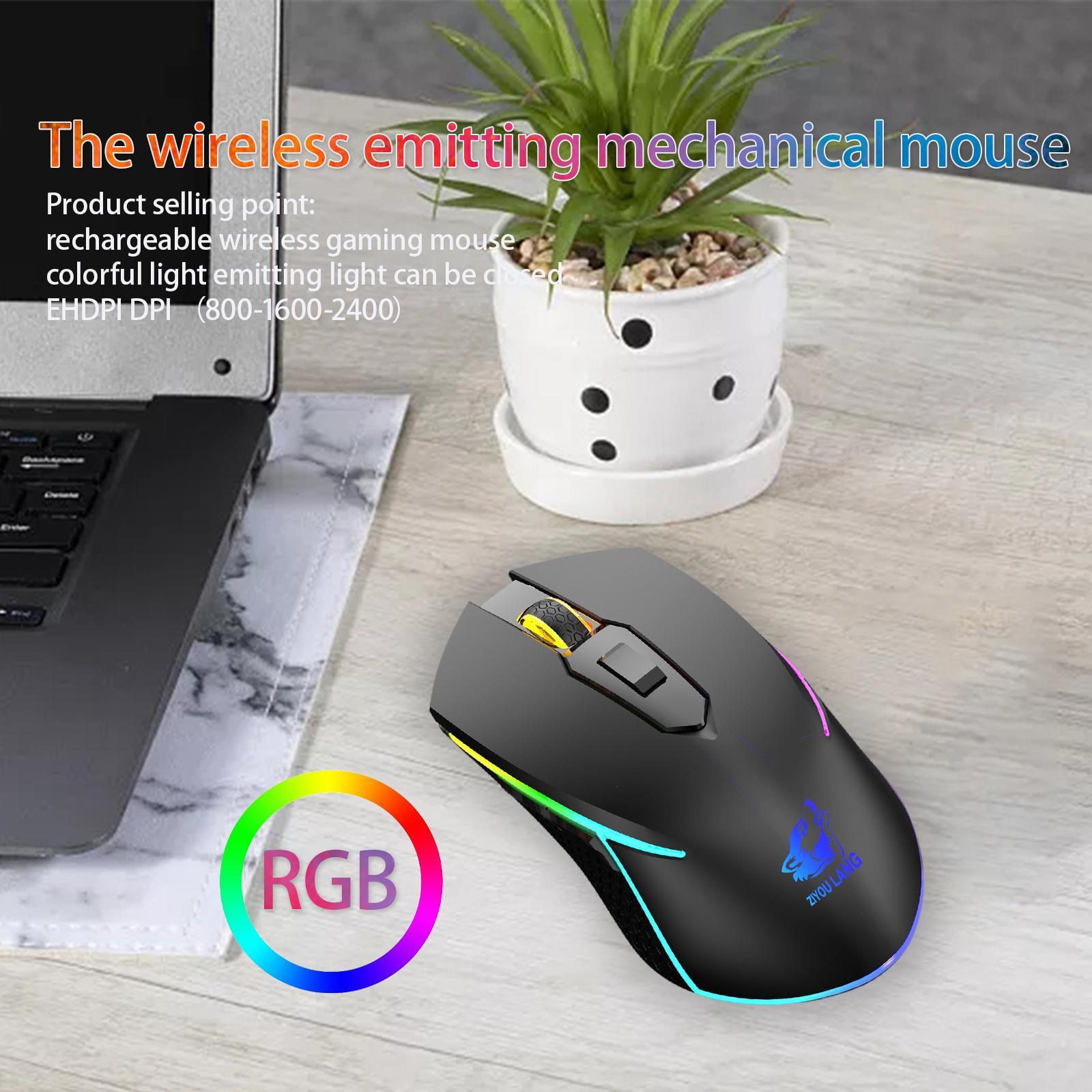 X9 USB Wireless RGB Backlit Gaming Mouse 2400DPI 500mAh