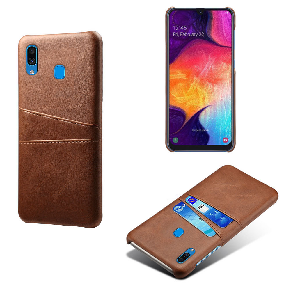 Ốp lưng da Fashion dành cho SamSung Galaxy A30 có ngăn đựng thẻ
