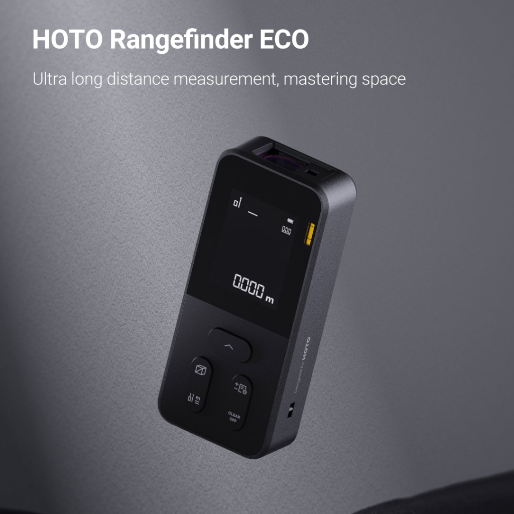 Dụng cụ đo khoảng cách Xiaomi Youpin HOTO ECO 50m / 70m / 100m Phạm vi siêu dài Bảy chế độ Độ chính xác dữ liệu đến