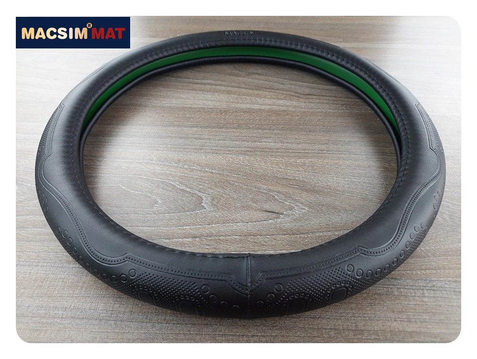 Bọc vô lăng cao cấp Macsim mã L611 chất liệu da thật - Khâu tay 100% size M màu be, mầu nâu, mầu đen