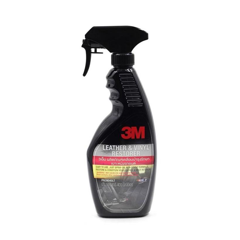 Chai Xịt Chăm Sóc Và Bảo Vệ Nội Thất Ô Tô 3M Leather & Vinyl Cleaner/Restor - 3M Long Vu