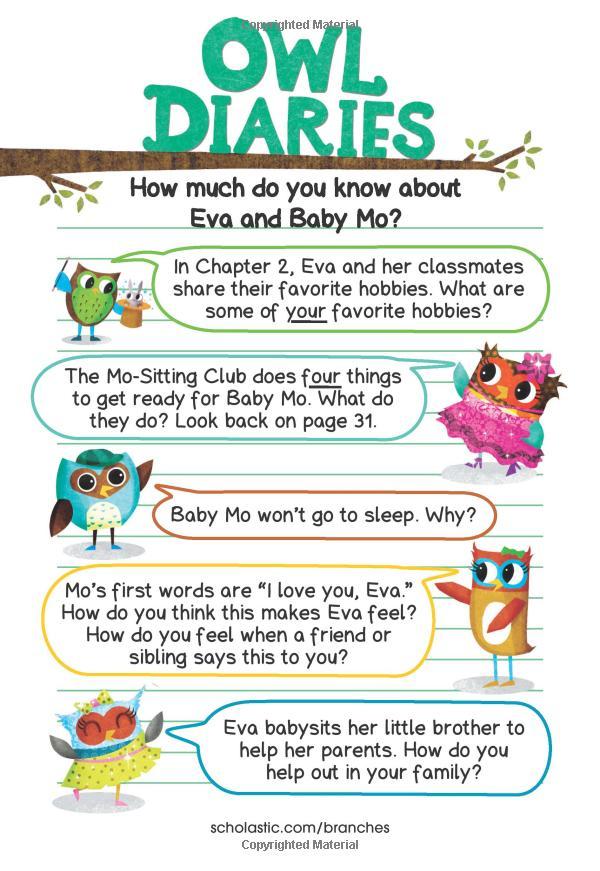 Sách ngoại văn: Owl Diaries #10: Eva and Baby Mo