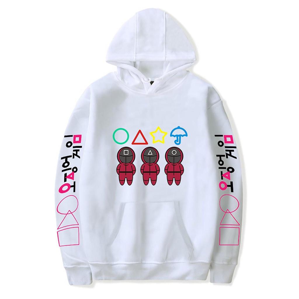 Áo Hoodie in họa tiết Squid Game áo hoodie cho Nam Nữ