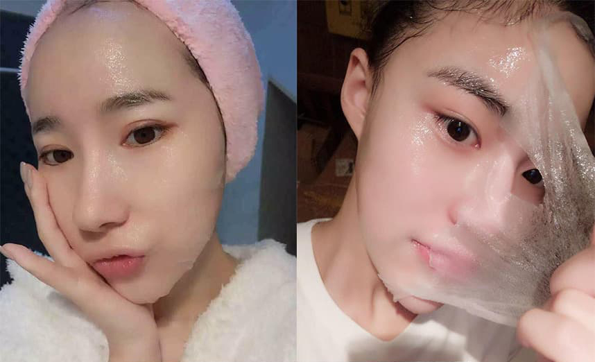 Combo hôp 50 mặt nạ dưỡng ẩm tế bào gốc Rwine Beauty Stem Cell Placenta Mask