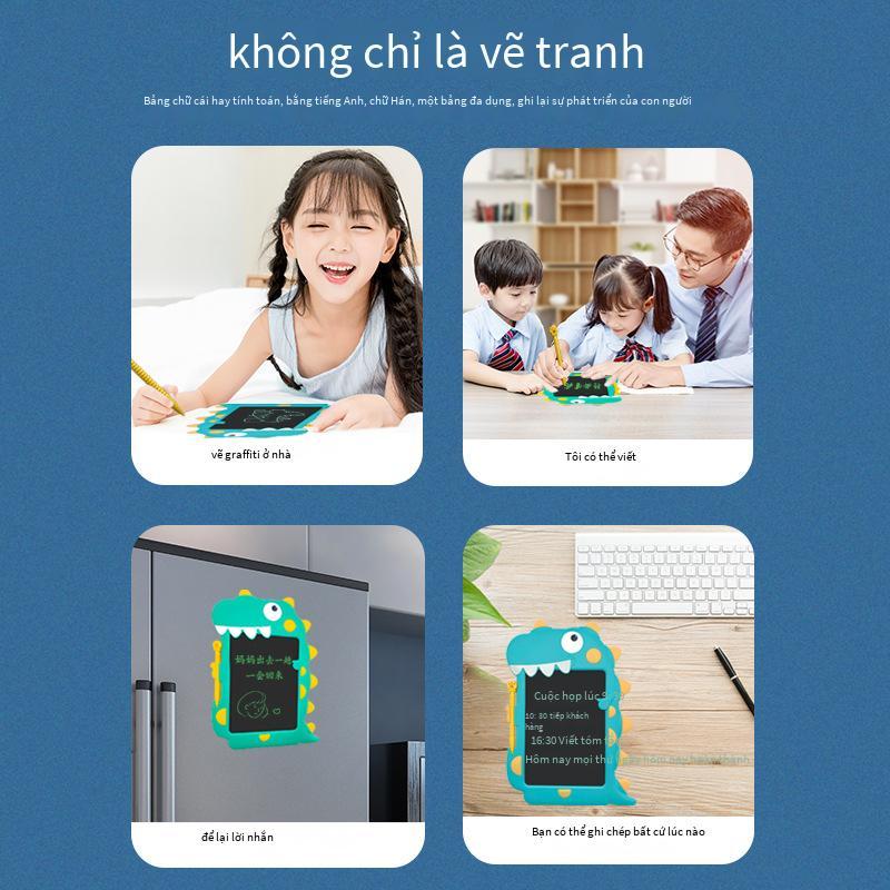 Ưu đãi đặc biệt Cyclops phim hoạt hình LCD bảng chữ viết tay dành cho trẻ em bảng vẽ điện tử học sinh vẽ graffiti bảng viết nguồn