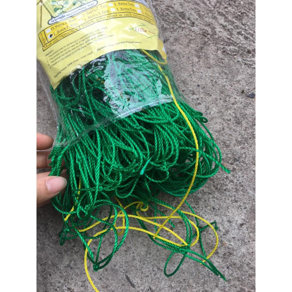Lưới làm giàn dây leo, lưới làm giàn cây Ollie net (xanh)