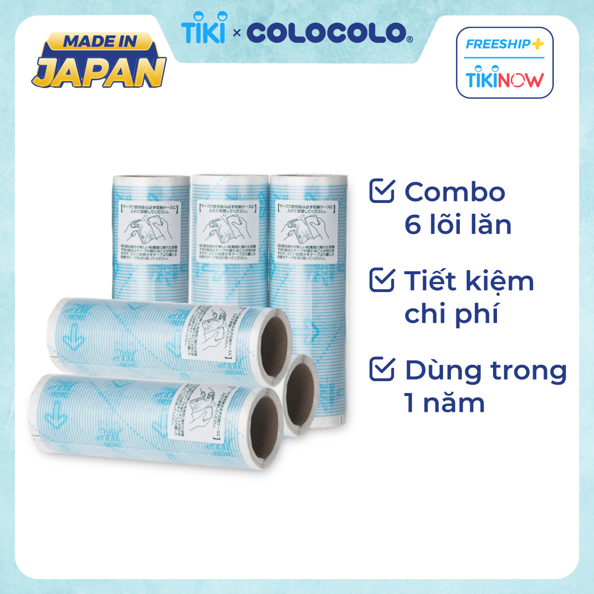 COMBO 6 LÕI LĂN BỤI SÀN NHÀ TIẾT KIỆM - SỬ DỤNG 1 NĂM