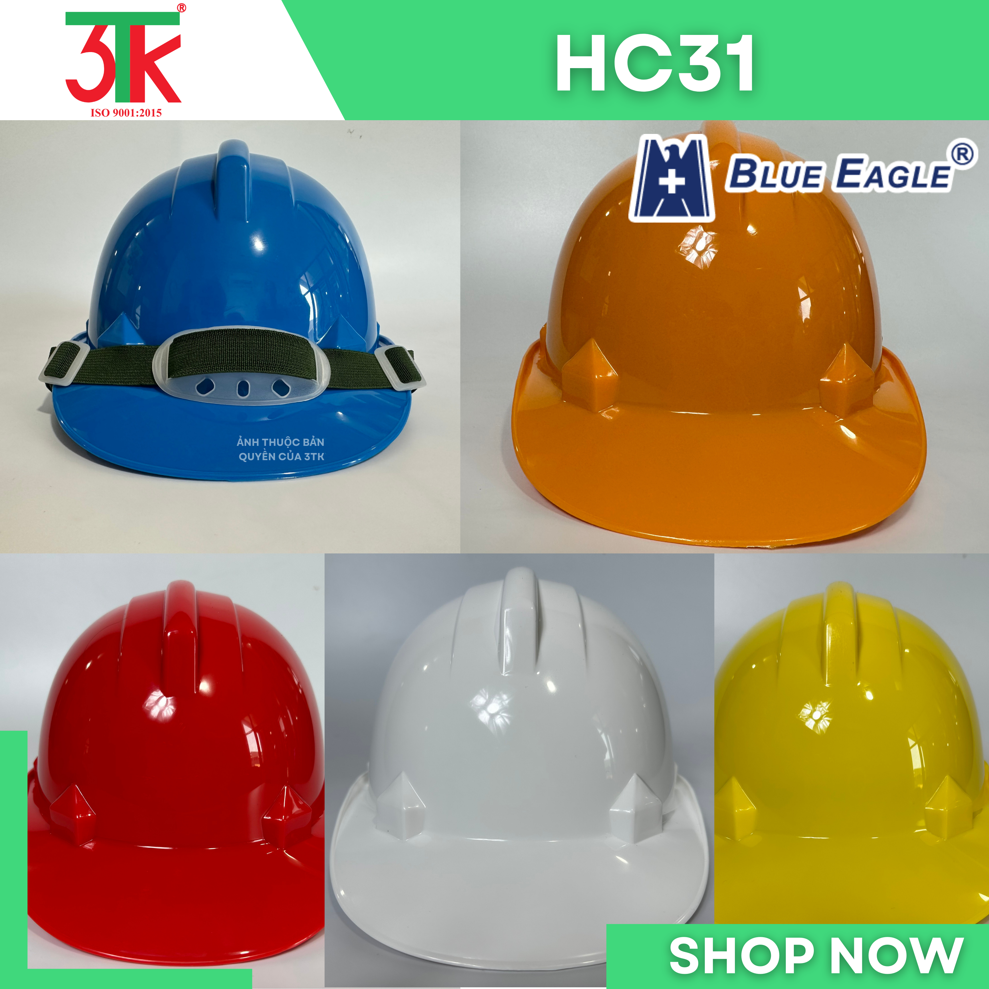 Mũ bảo hộ Blue Eagle HC31