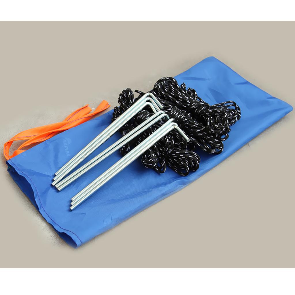 Heavy Duty Aluminum Alloy Outdoor Tent Accessories Tent Stakes Tent Nails & Wind Rope & Bag