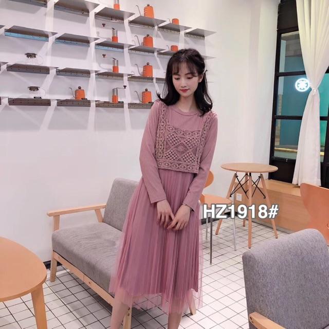 Váy bầu thời trang thu đông đẹp 40-70kg