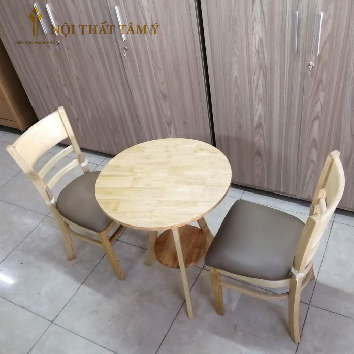 Bàn cafe 2 tầng Tròn