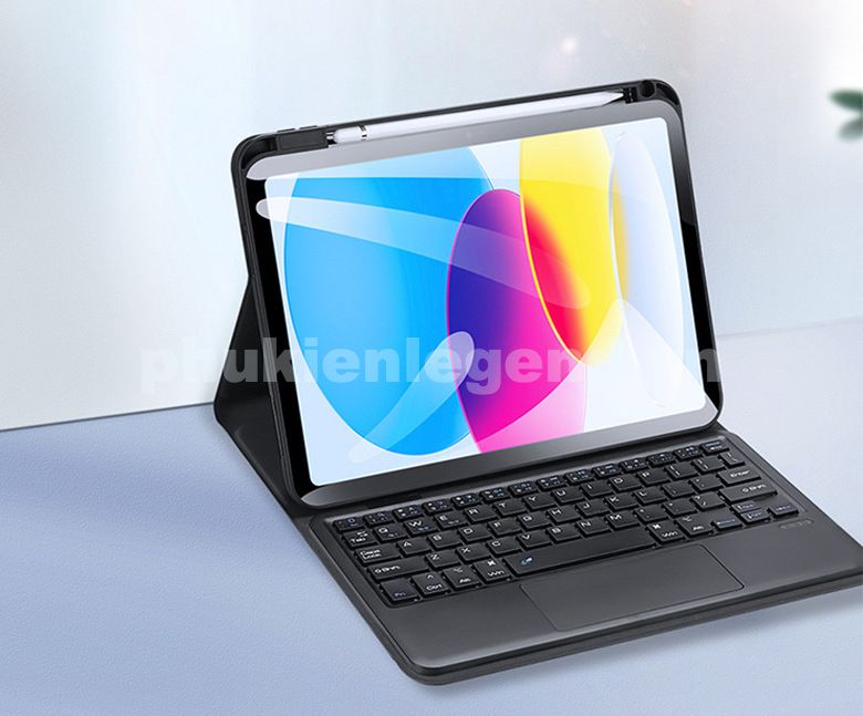 Bao da iPad 10.2 inch kèm bàn phím bluetooth có bàn di chuột Magic Keyboard TouchPad chính hãng Ducis