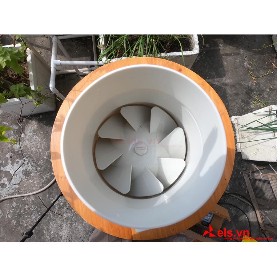 Quạt hút thông gió đường ống tròn Silent Phi 100mm,150mm cực mạnh