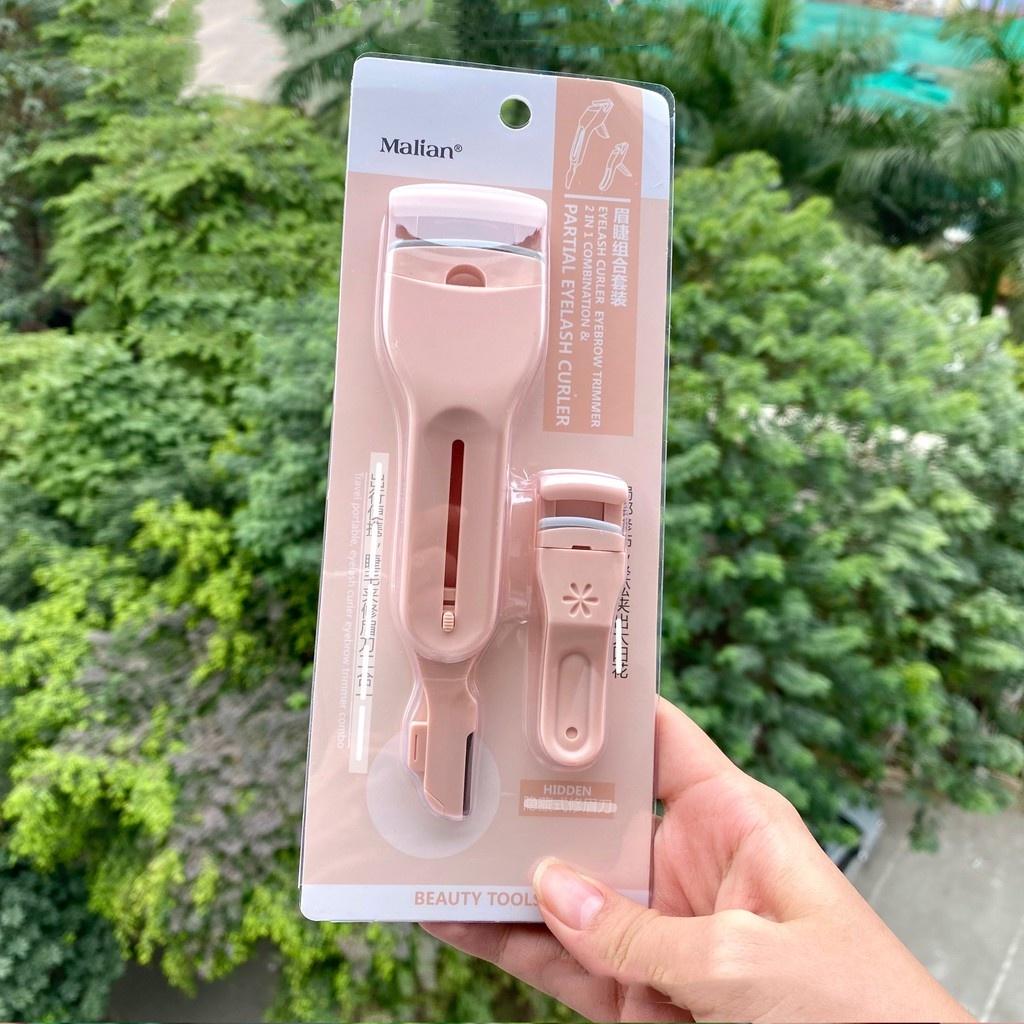 Combo 2 kẹp bấm mi siêu cong Cao cấp 3 trong 2 Malian- Kinakino Phụ kiện làm đẹp
