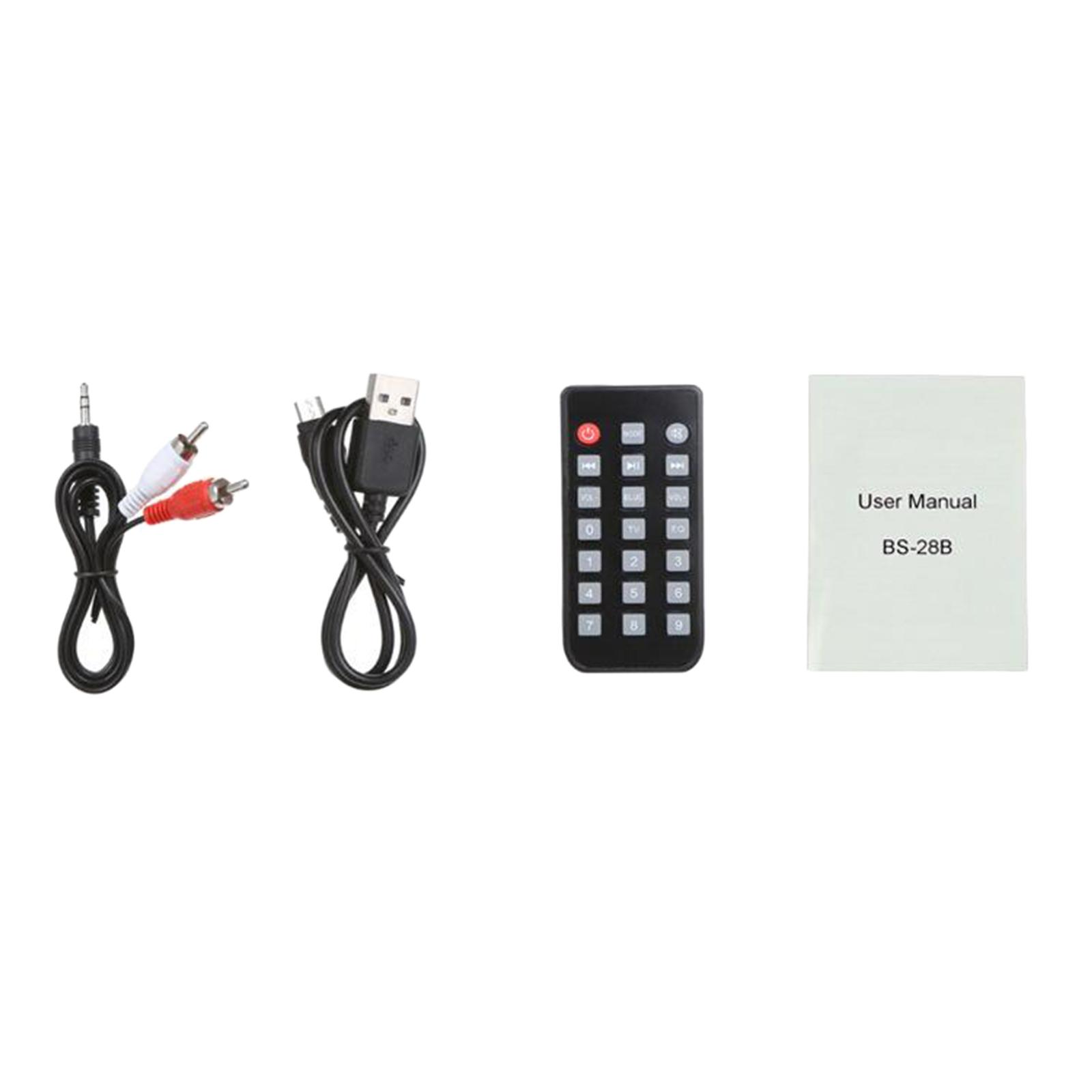 22inch Black Soundbar for TV Bluetooth Speaker Remote Control Multi-input