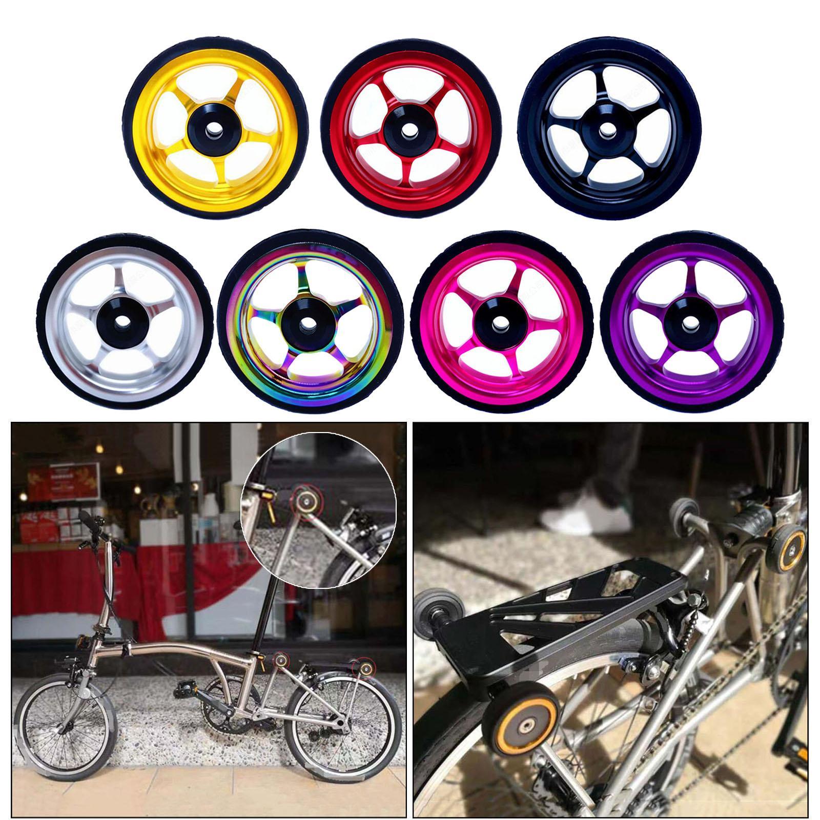 For Folding Bike Wheels Wheel Black