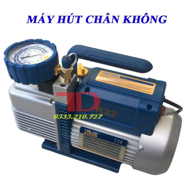 Máy hút chân không VALUE VI240Y 4.0 CFM kèm đồng hồ báo áp và rờ le tự ngắt