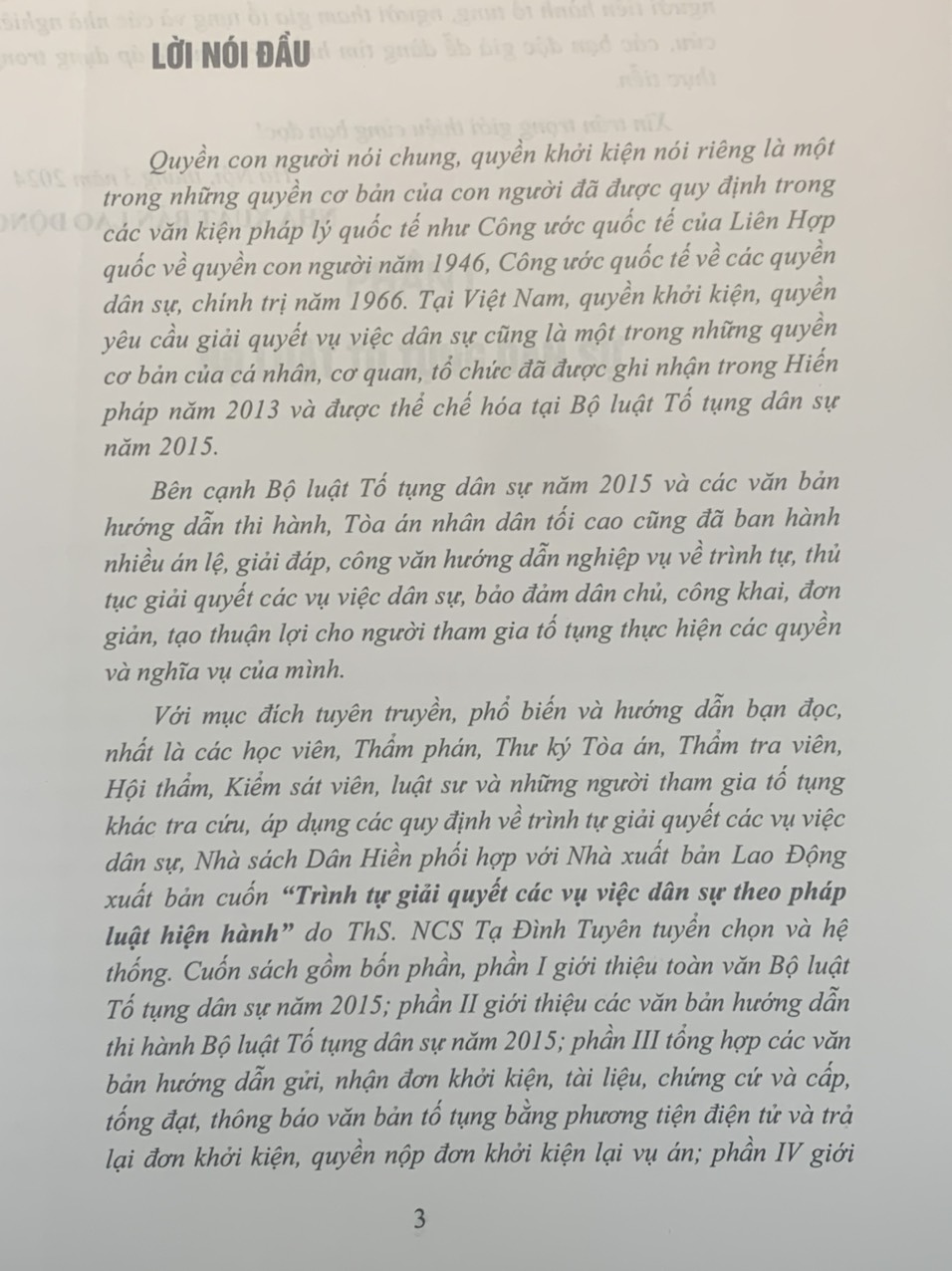 Trình tự giải quyết các vụ việc dân sự theo pháp luật hiện hành