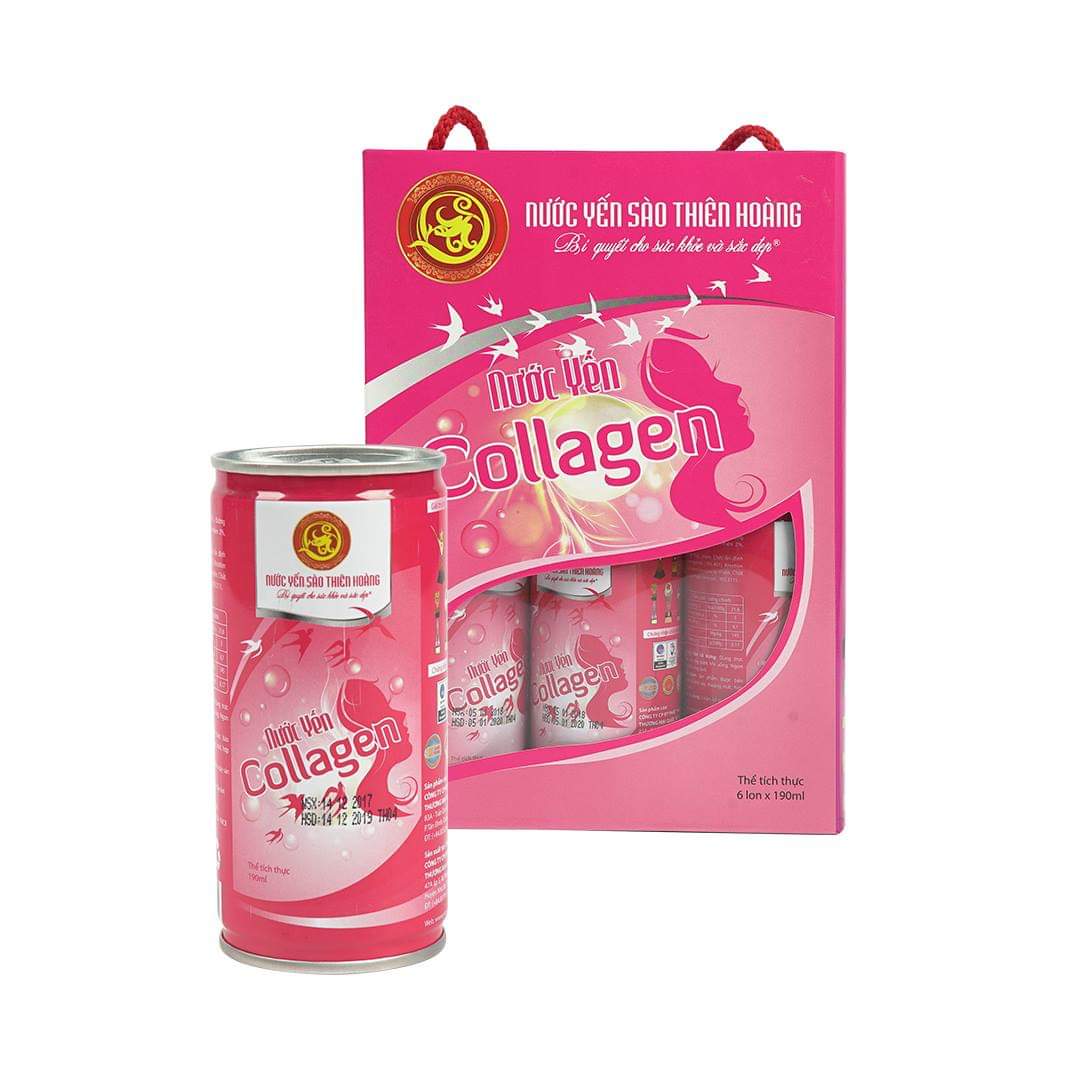 COMBO 7 hộp nước yến sào đường phèn Nhà Việt tặng thêm 6 lon nước yến