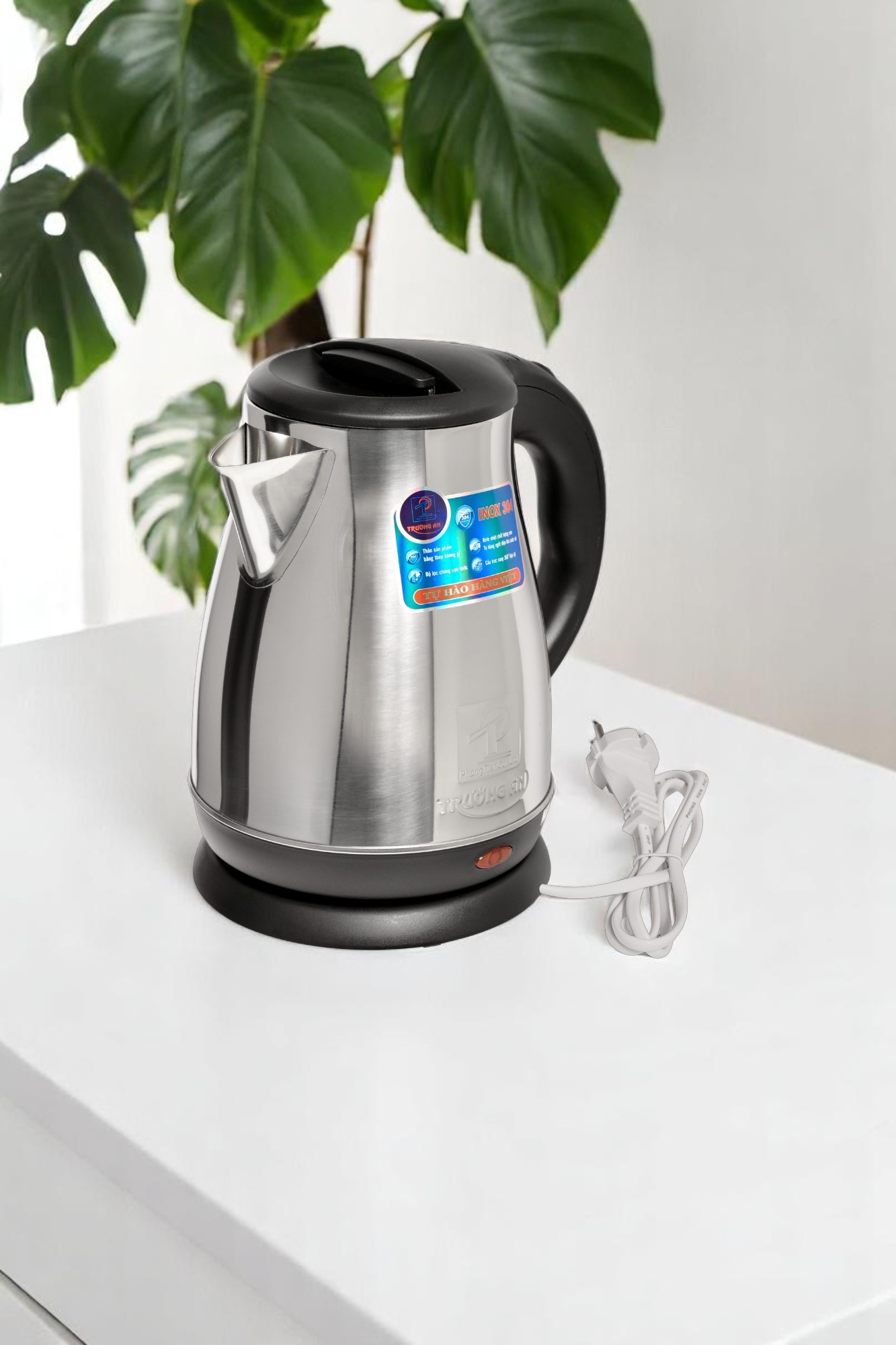 Ca Siêu Tốc Trường An 1.8L Inox 304 Cao Cấp ST08 – Đun Nước Nhanh, An Toàn, Tự Ngắt – Hàng chính hãng