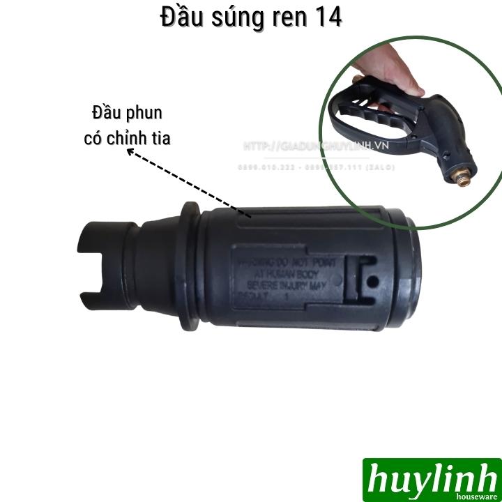 Súng phun xịt cao áp dùng cho máy rửa xe Ren 22 - Loại lõi kim loại