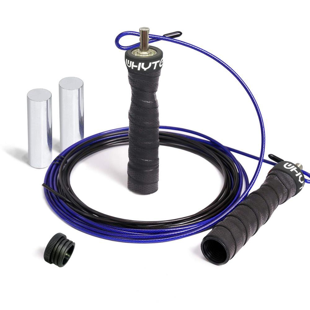 Chuyên Nghiệp Tự Khóa Tốc Độ Dây Nhảy Thể Dục Điều Chỉnh Có Trọng Số Bỏ Qua Dây Thấm Hút Mồ Hôi Tay Cầm