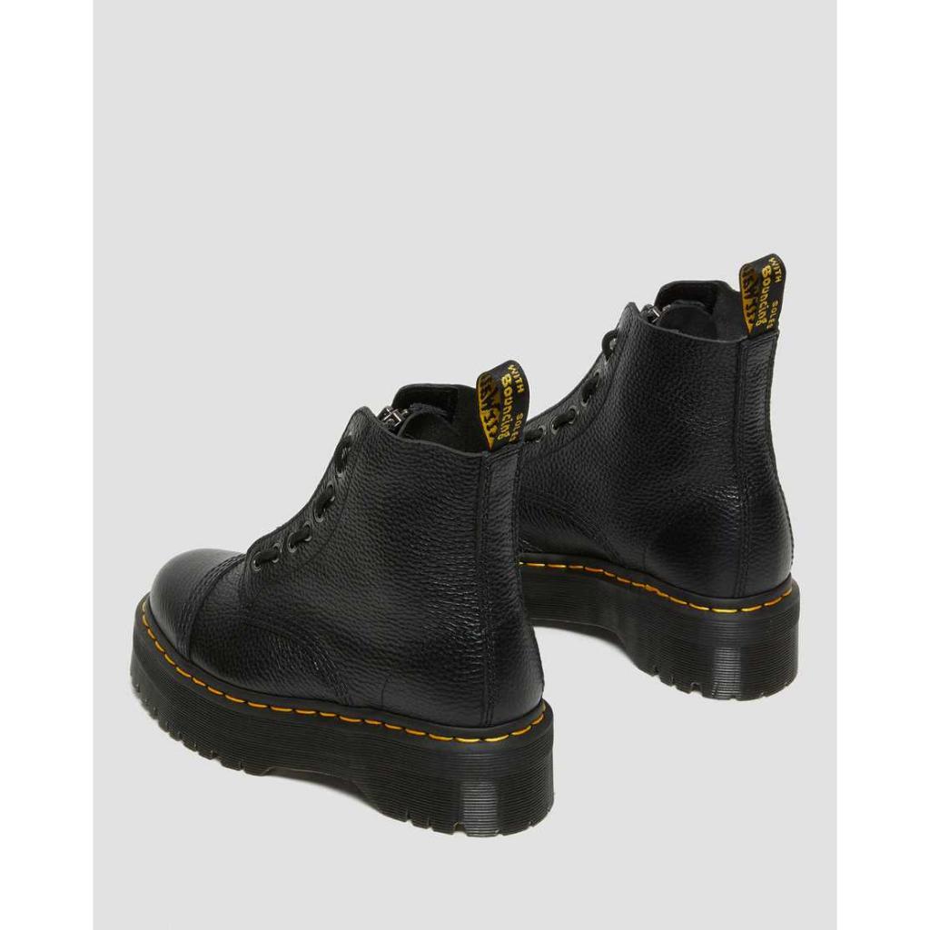 Giày Dr. Martens Hoàng Phúc Sinclair Milled Nappa Leather Platform Boots Phong Cách Sang Chảnh