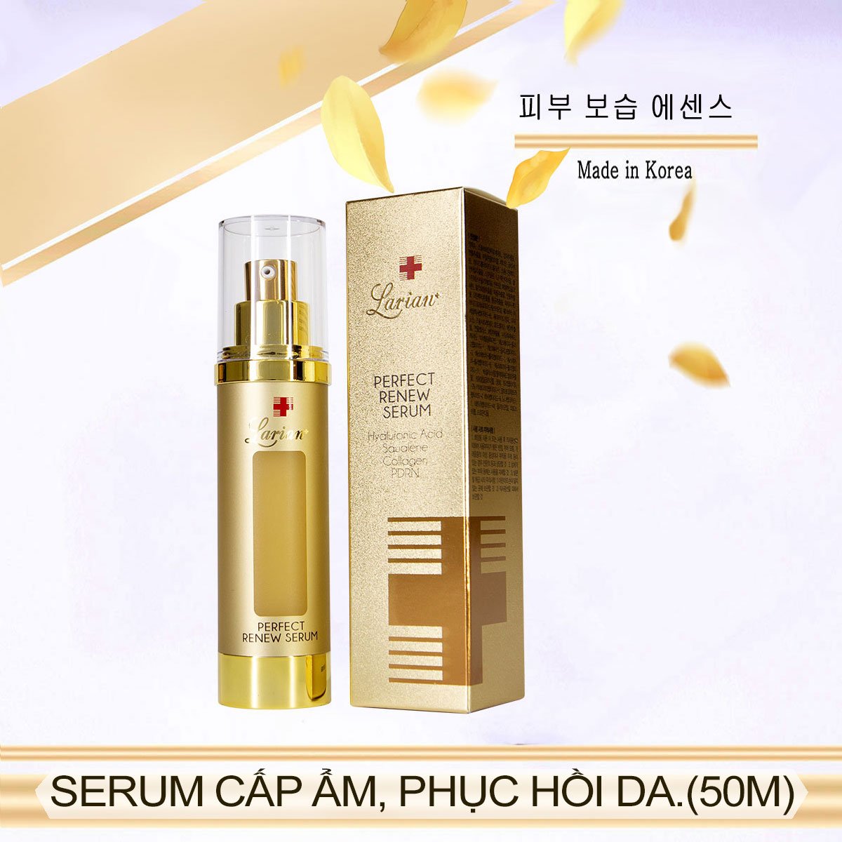SERUM CẤP ẨM PHỤC HỒI DA DNA CÁ HỒI LARIAN+ LOẠI 50ML