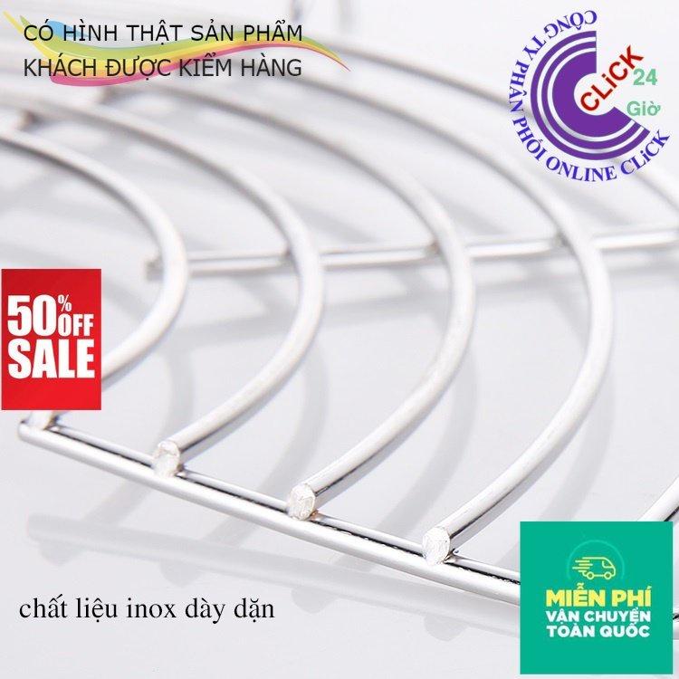 Vĩ Gác Chảo Chiên Rán Róc Dầu Mỡ Loại Dày Bằng Inox Size Lớn 28-30 - Hàng Cao Cấp