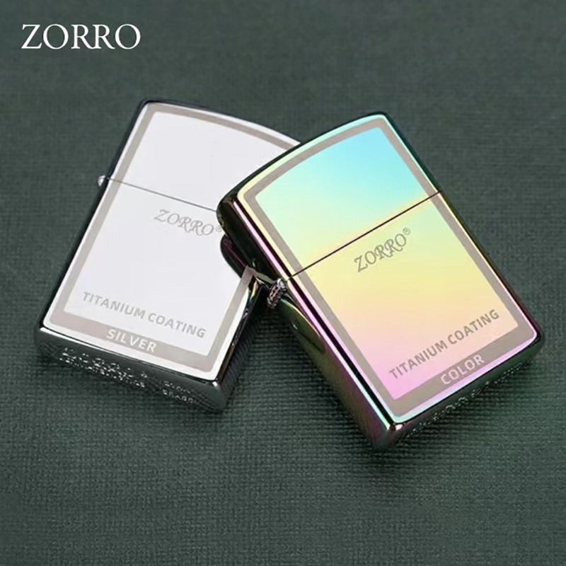 Vỏ Hột Quẹt Bật Lửa Xăng Đá Zorro Z91791 Phủ Ngoài Chất Liệu Titanium Chống Rỉ Sét Tốt Nắp Giữ Xăng Khít
