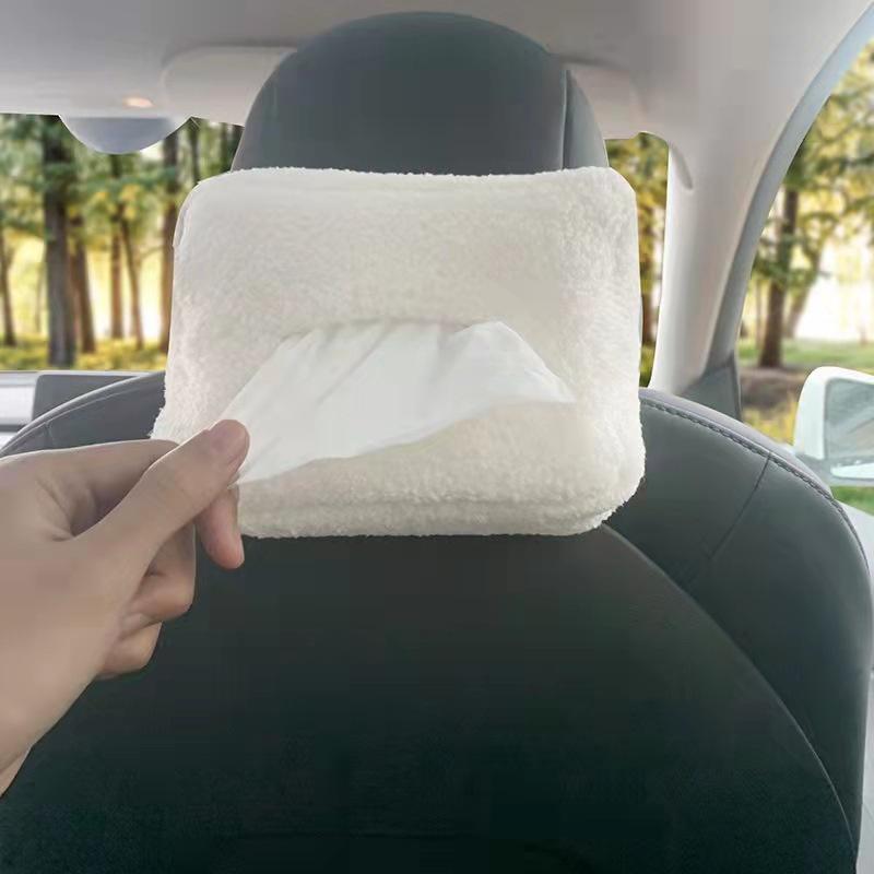 Hộp Đựng Khăn Giấy Bằng Lông Cừu Lông Cừu Hình Thỏ Hoạt Hình Dễ Thương