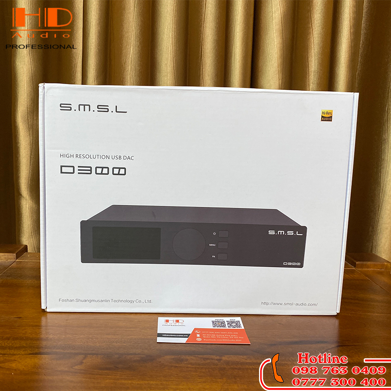 Giải Mã DAC SMSL D300 - Chip Thế Hệ Mới ROHM BD34301EKV- Hàng Chính Hãng