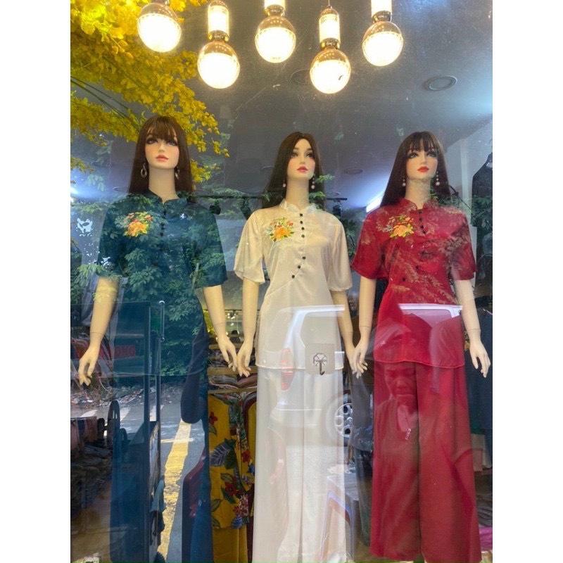 ĐỒ LAM ĐI CHÙA # Set Tàu Lụa Cao Cấp