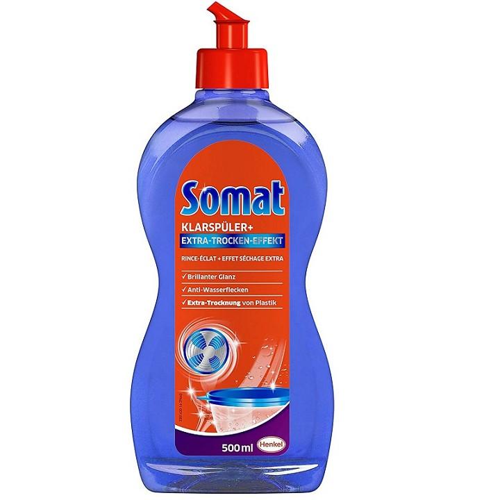 Combo bột rửa chén bát Somat 1,2 kg+ nước làm bóng somat 500ml