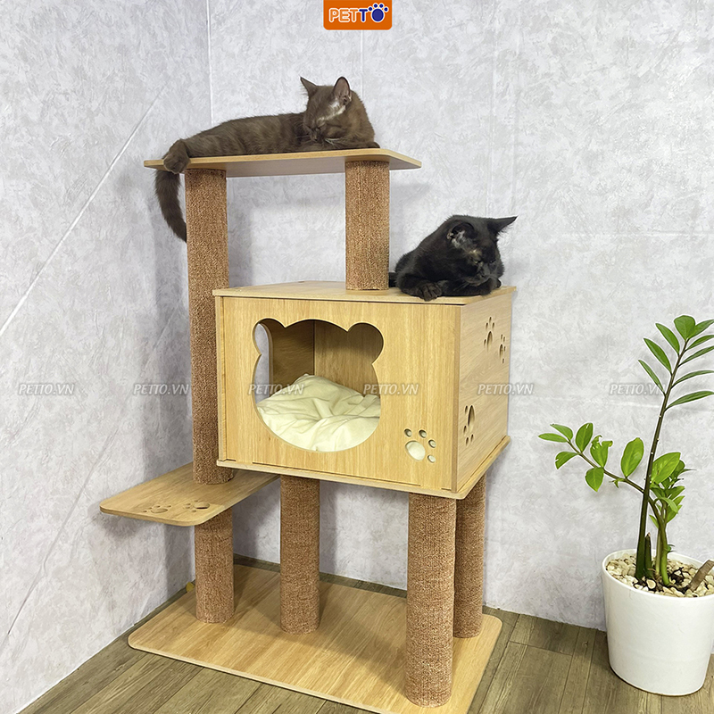Nhà cây cho mèo Độc Đáo CT016