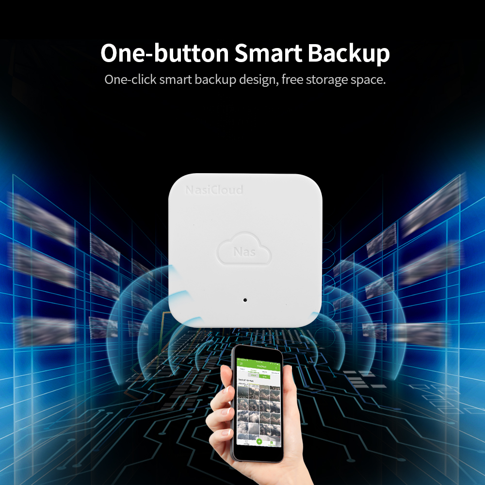 Ổ cứng NasCloud A1 SSD/Pendrive 256MB LPDDR lưu trữ cá nhân, dung lượng lớn