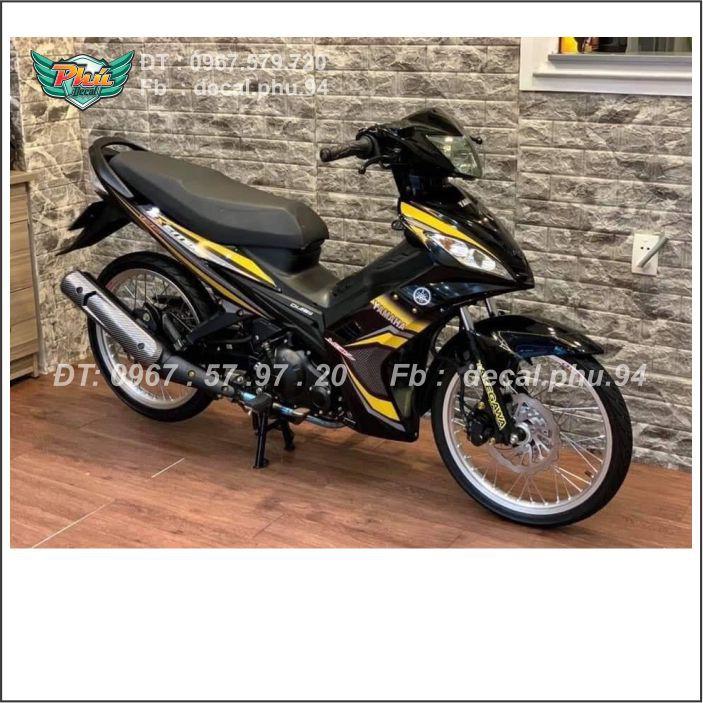 Tem Rời Exciter 2006-2010 đen vàng xe đen