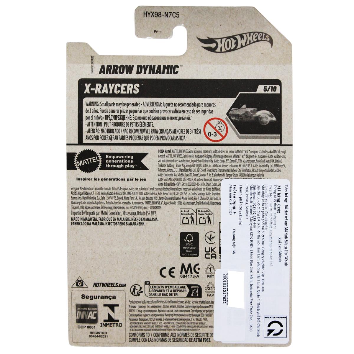 Siêu Xe Hot Wheels C4982 - 64/250 - Arrow Dynamic