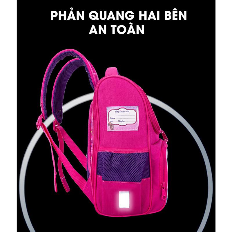 Cặp Chống Gù Bé Gái Size M - Miti C11072M_CHO1_HONG.N - Hình Cún