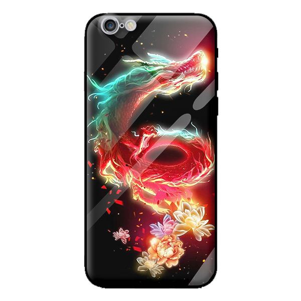 Ốp kính cường lực cho iPhone 6s mẫu rồng 300 - Hàng chính hãng