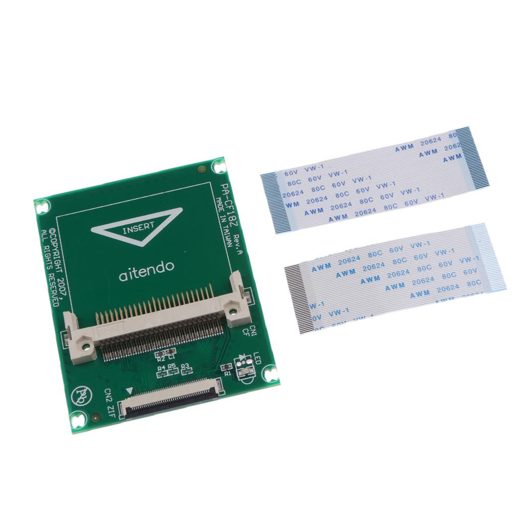 CF Compact Flash Card To 1.8" ZIF/CE HDD Adapter For Laptop/Game Console