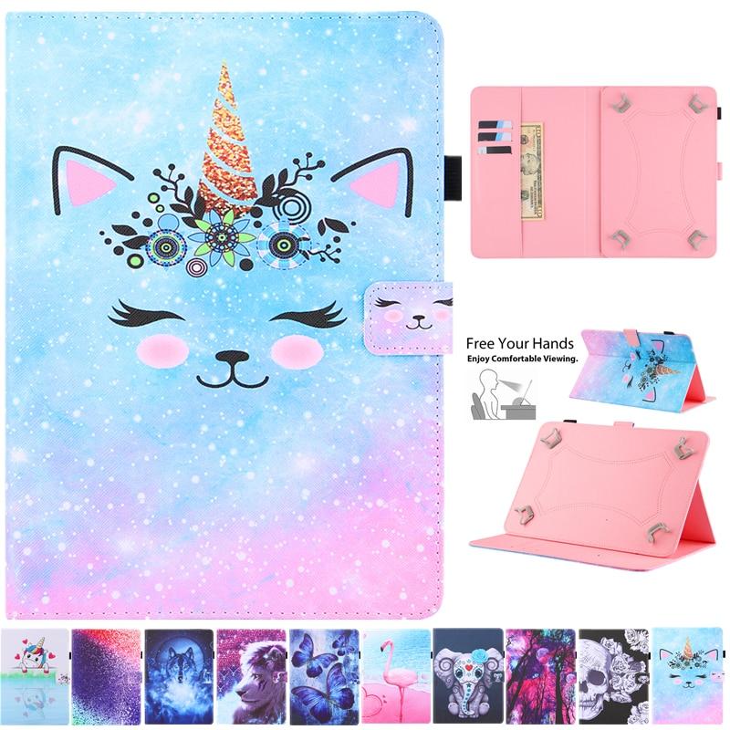 Bao Da Họa Tiết Hoạt Hình 7 Inch Cho Huawei Samsung Xiaomi Lenovo Asus Pad 6.5 6.8 7.0 7.5 Inch