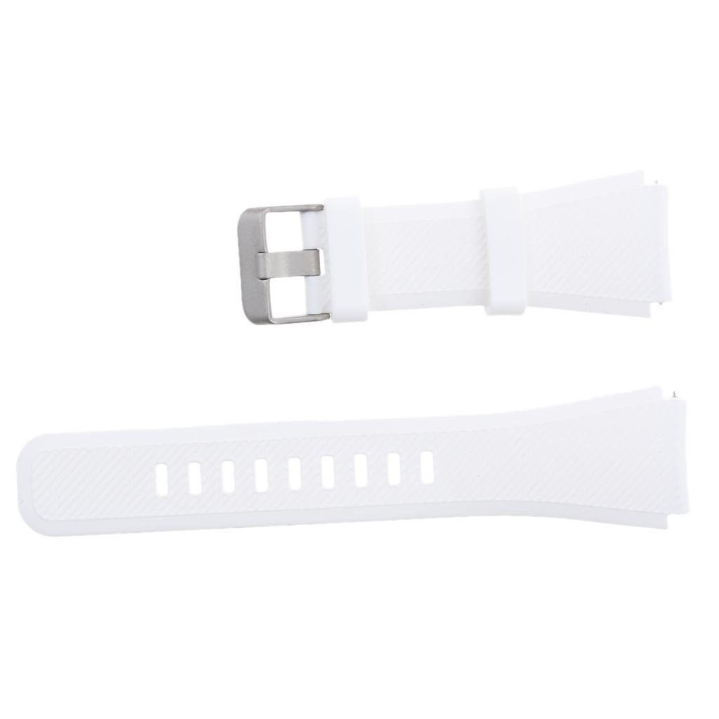 2Pieces Silicone Watchband Strap For Samsung Gear S3 Classic Smart Bracelet