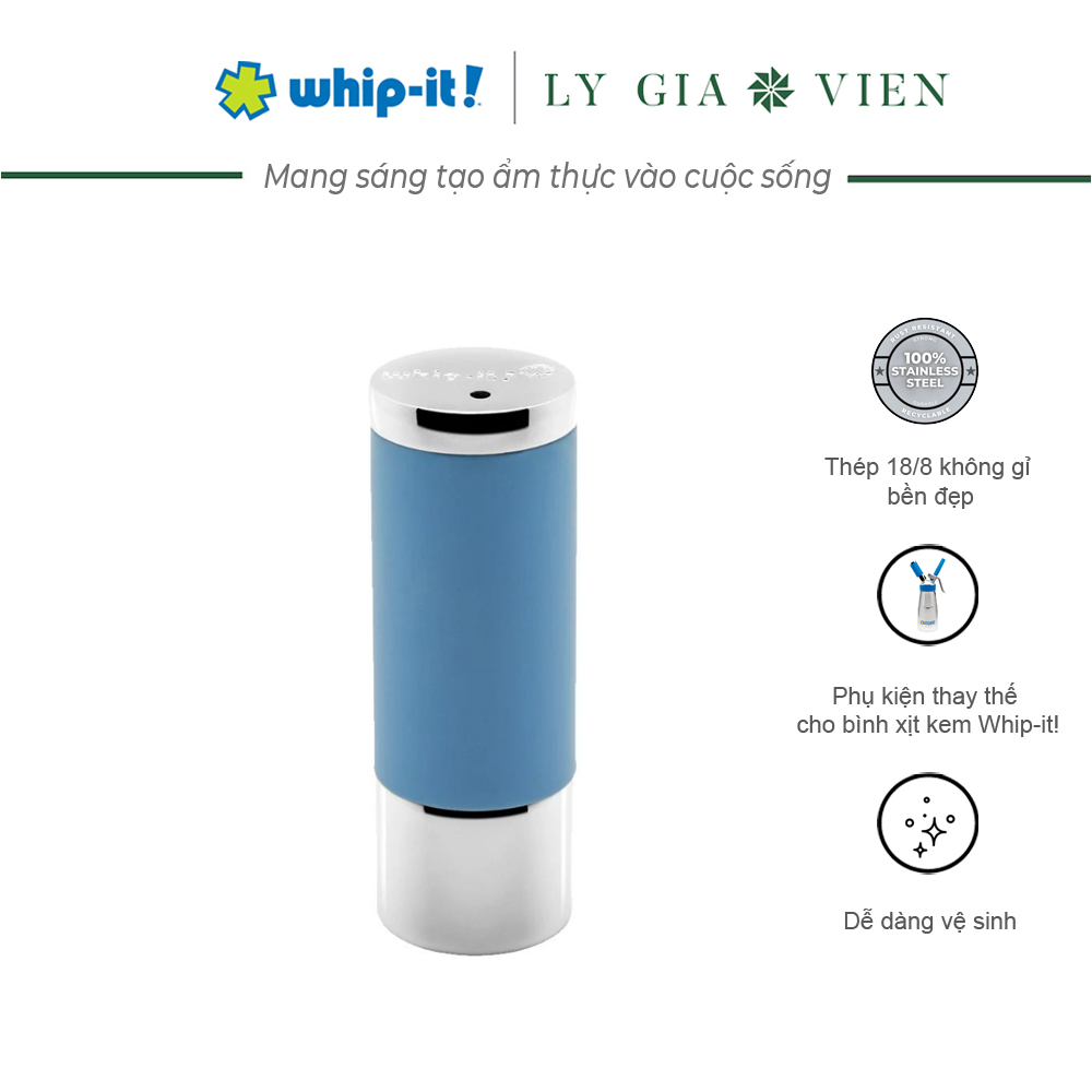 Tay Vặn Gas Whip-It! Bằng Thép Không Gỉ