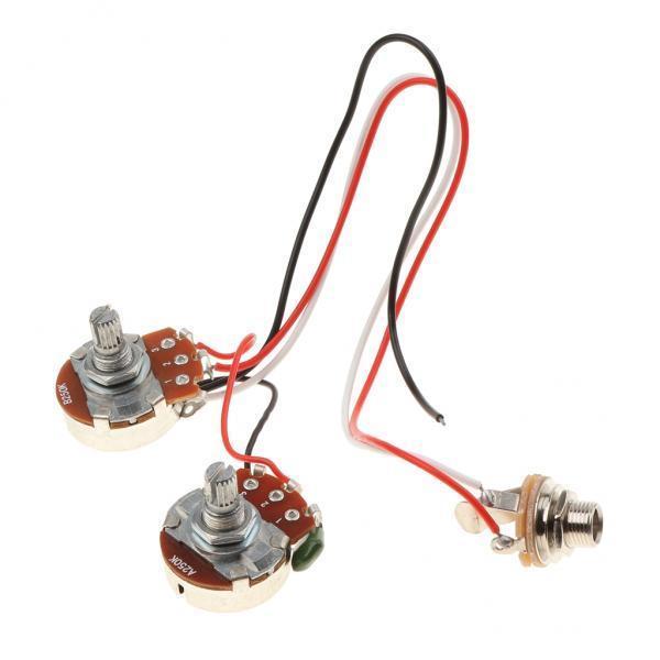 2X Bass Wiring Harness Prewired   Pots 1V1T   Musical Instrument Parts