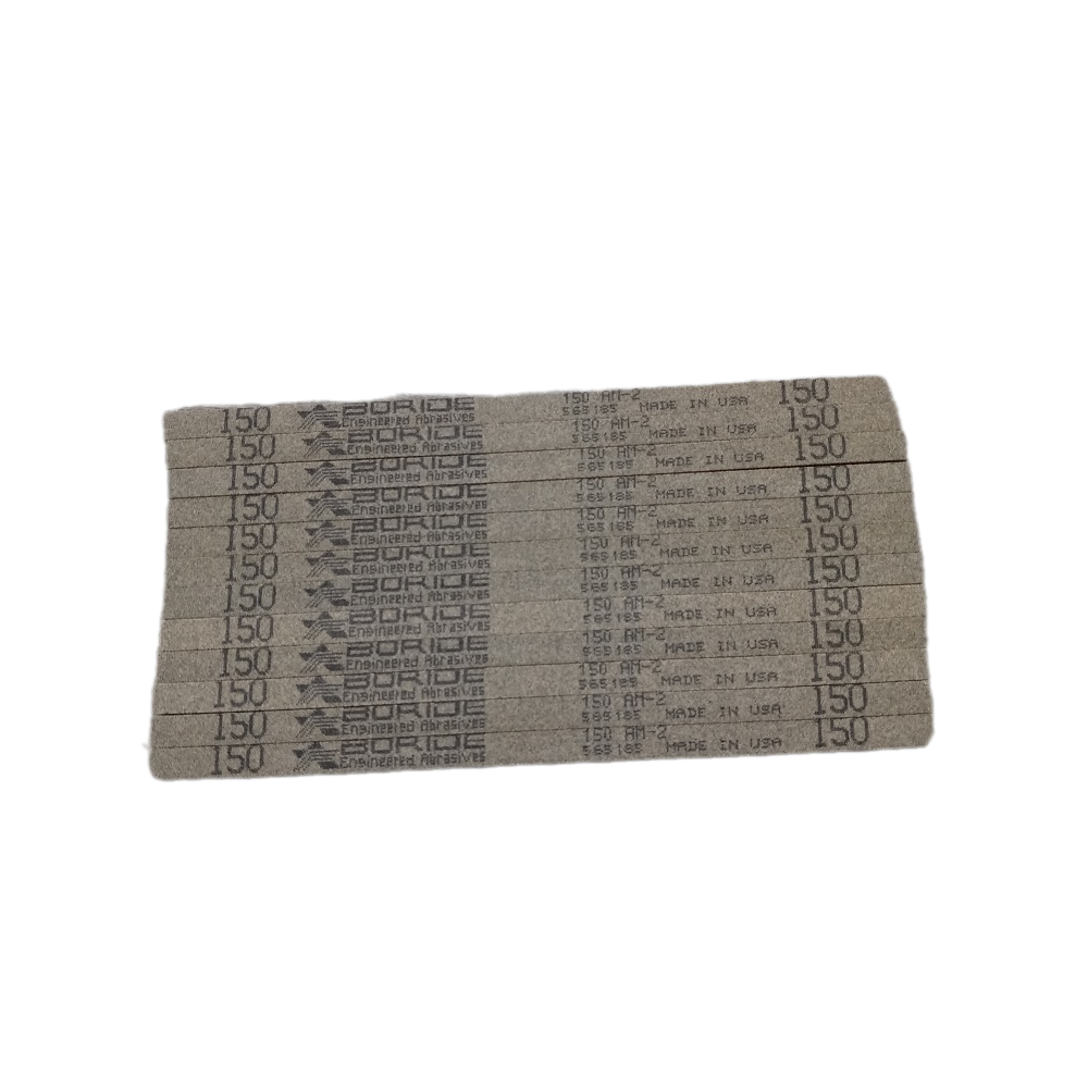 Combo 11pcs Đá đánh bóng Boride AM-2 kích thước 1/4 X 1/4 X 6 grit 150